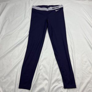 Women Size L Nike Pro Dri-Fit Purple Leggings
